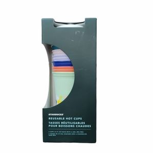 NEW!!!STARBUCKS REUSABLE HOT CUPS